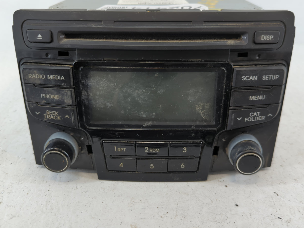 2012-2014 Hyundai Sonata Am Fm Cd Player Radio Receiver 702414 - Oemusedautoparts1.com