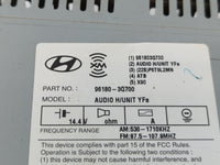 2012-2014 Hyundai Sonata Am Fm Cd Player Radio Receiver 702414 - Oemusedautoparts1.com