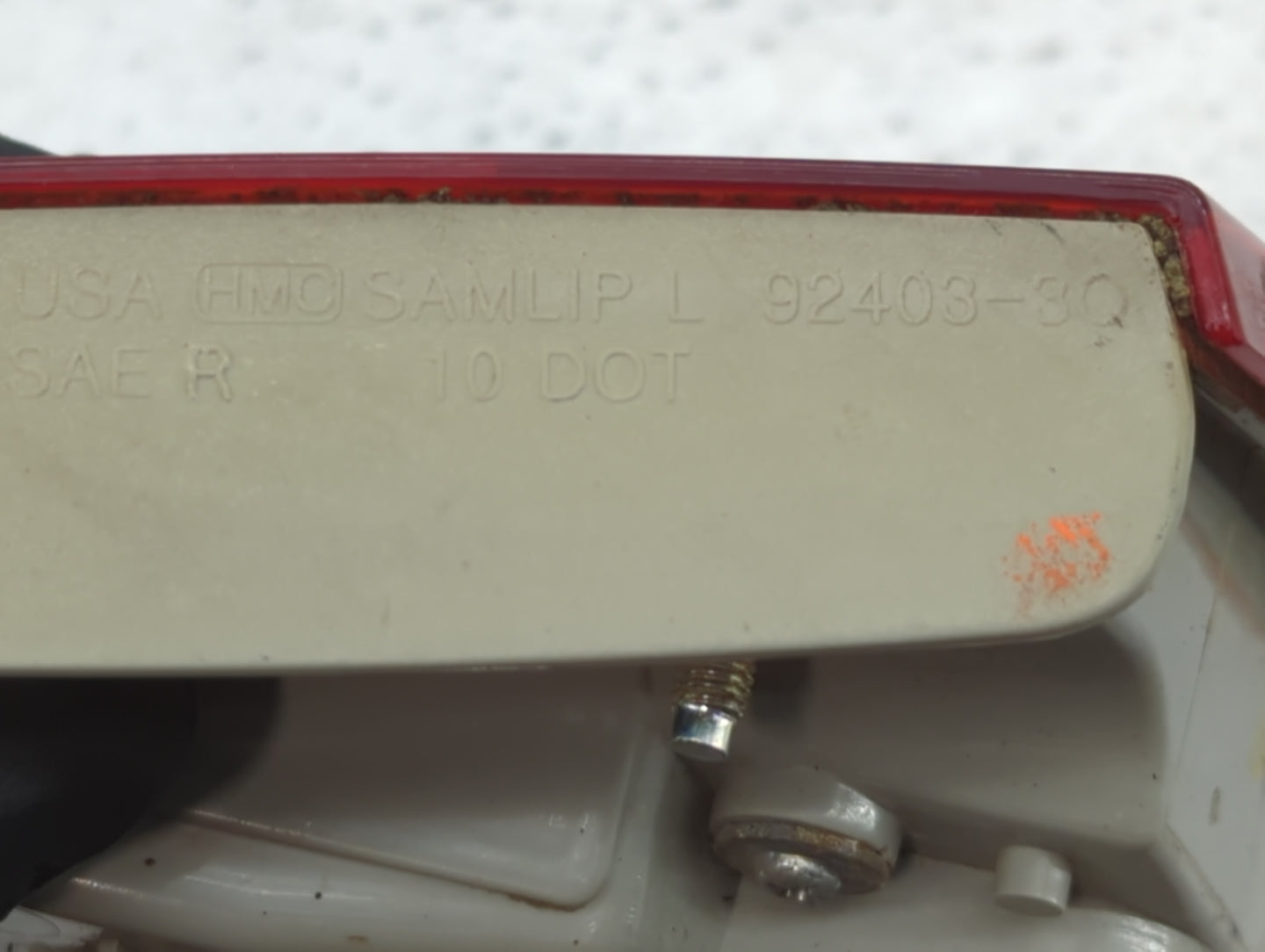 2011-2014 Hyundai Sonata Driver Left Side Deck Lid Mounted Tail Light 711930 - Oemusedautoparts1.com