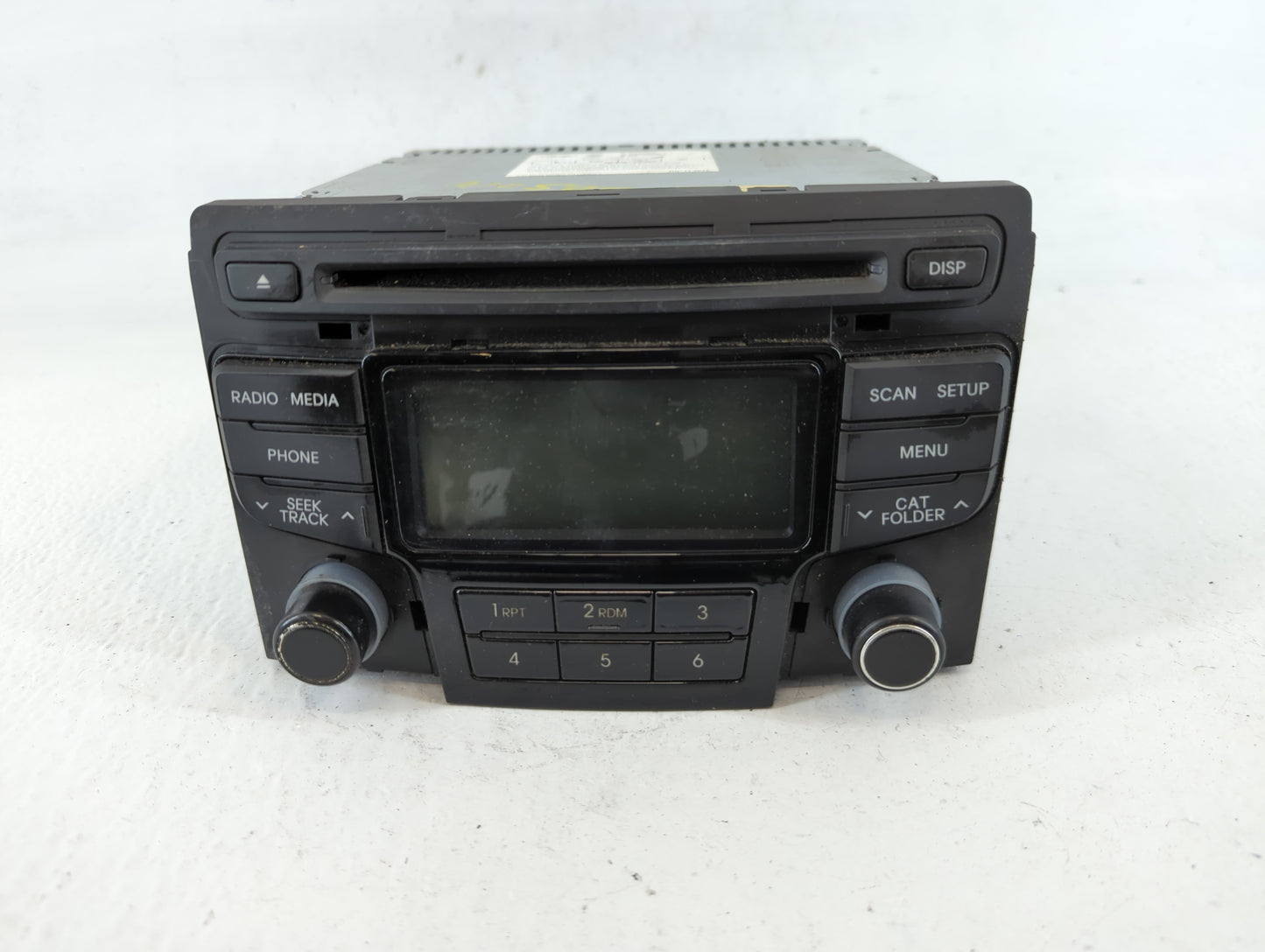 2012-2014 Hyundai Sonata Radio AM FM Cd Player Receiver Replacement P/N:96180-3Q700 Fits Fits 2012 2013 2014 OEM Used Auto P