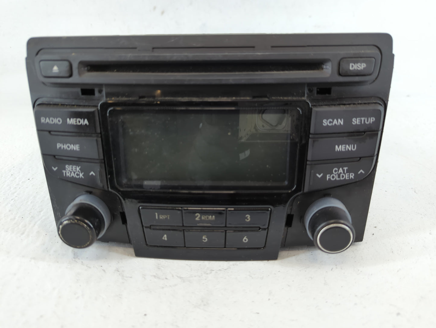2012-2014 Hyundai Sonata Radio AM FM Cd Player Receiver Replacement P/N:96180-3Q700 Fits Fits 2012 2013 2014 OEM Used Auto P