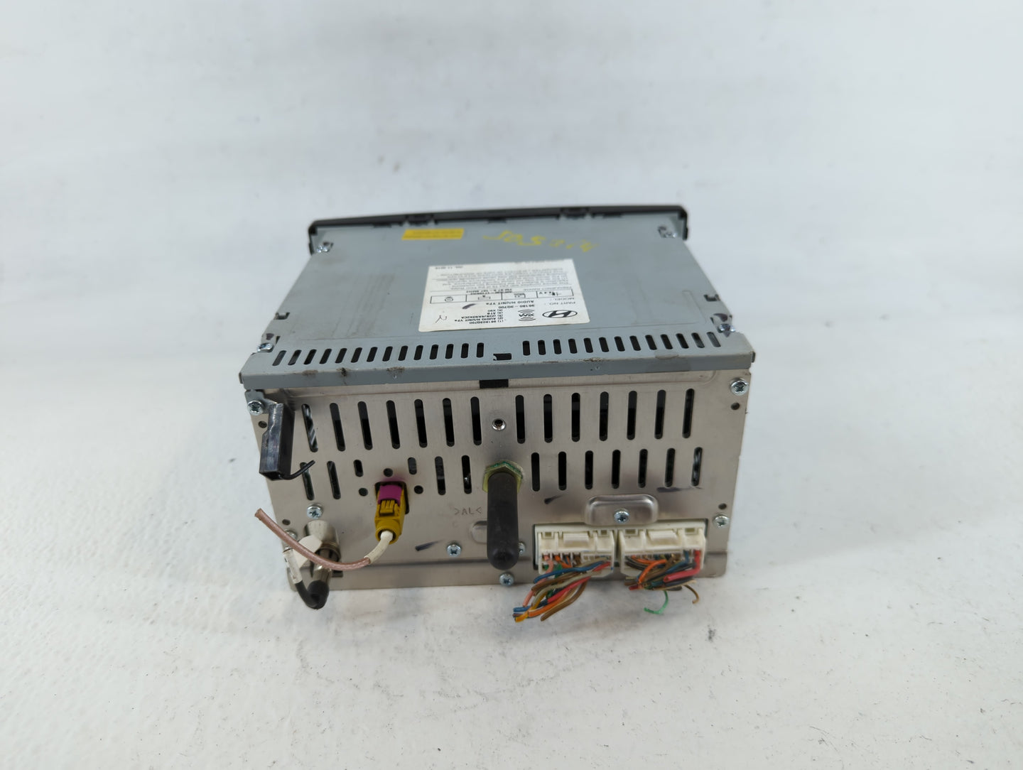 2012-2014 Hyundai Sonata Radio AM FM Cd Player Receiver Replacement P/N:96180-3Q700 Fits Fits 2012 2013 2014 OEM Used Auto P