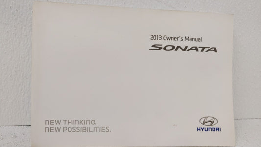 2013 Hyundai Sonata Owners Manual Book Guide OEM Used Auto Parts - Oemusedautoparts1.com