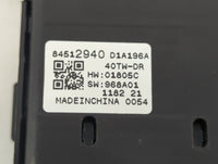 2011-2015 Hyundai Sonata Master Power Window Switch Replacement Driver Side Left P/N:D1A196A 84512940 Fits OEM Used Auto Par