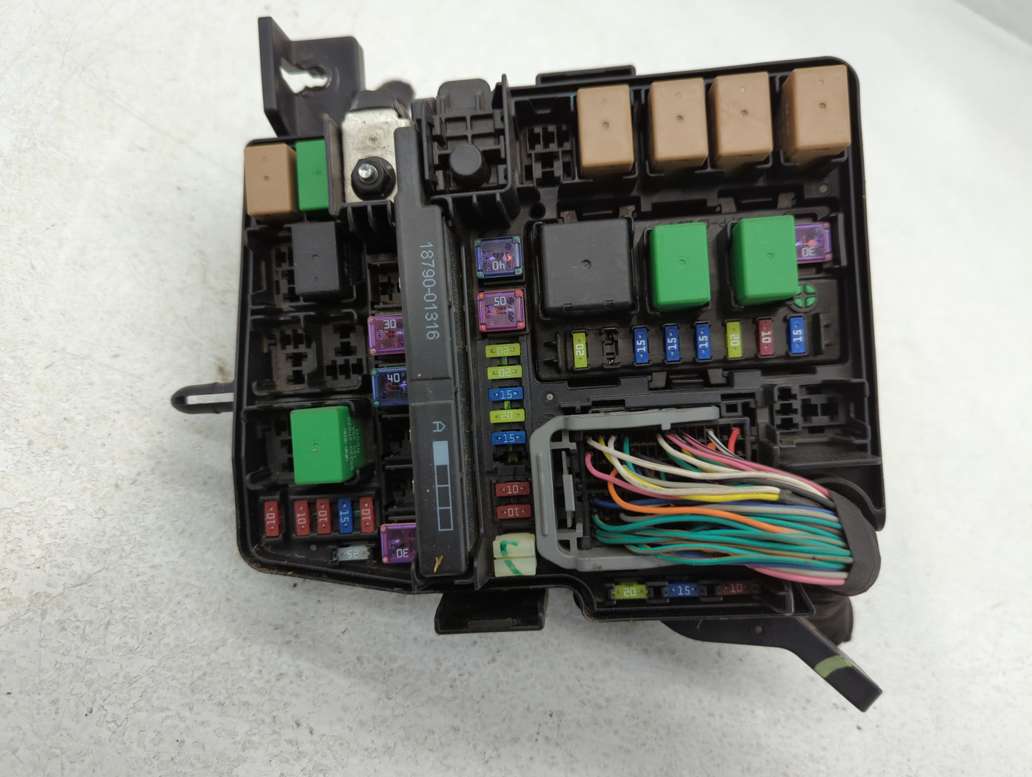 2011-2014 Hyundai Sonata Fusebox Fuse Box Panel Relay Module P/N:VS912003Q094YB Fits Fits 2011 2012 2013 2014 OEM Used Auto 