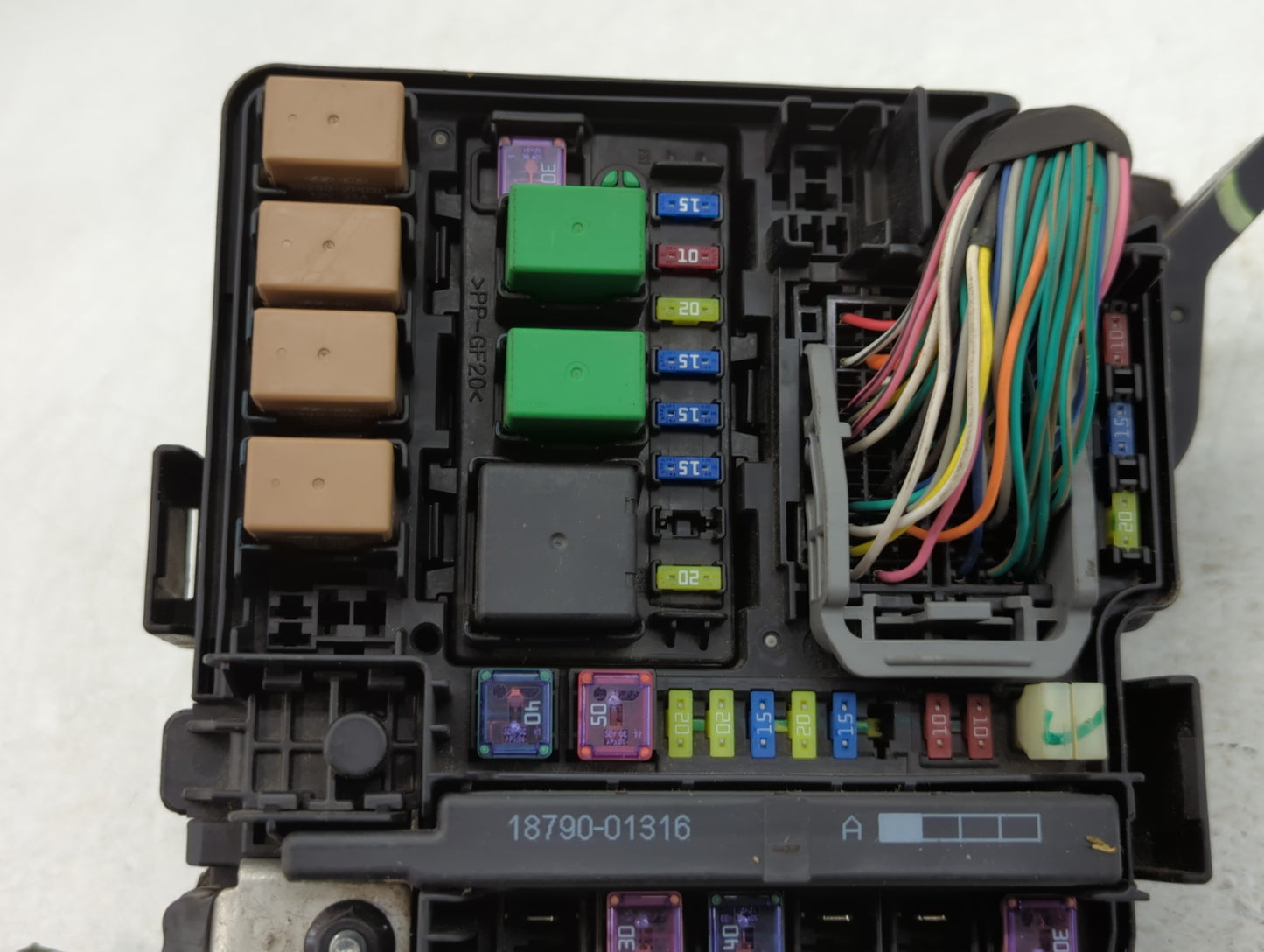2011-2014 Hyundai Sonata Fusebox Fuse Box Panel Relay Module P/N:VS912003Q094YB Fits Fits 2011 2012 2013 2014 OEM Used Auto 