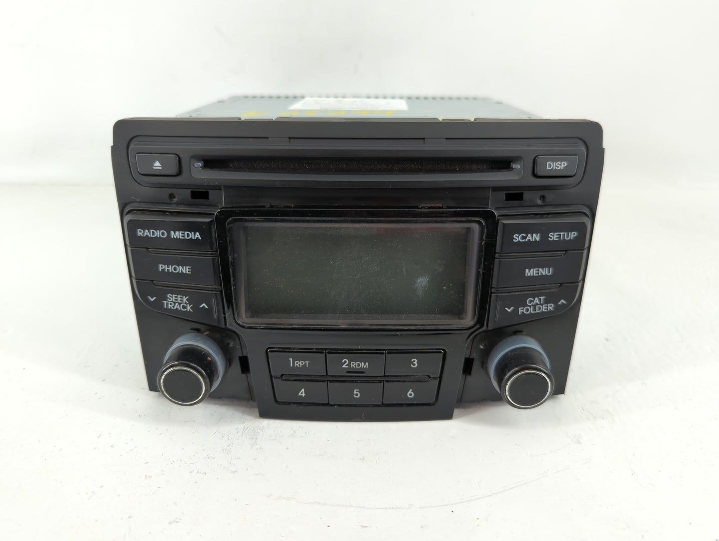 2013-2014 Hyundai Sonata Radio AM FM Cd Player Receiver Replacement P/N:96180-3Q700 Fits Fits 2013 2014 OEM Used Auto Parts 