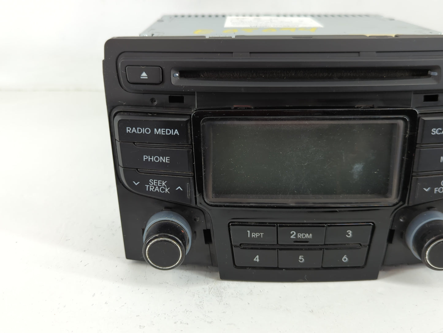 2013-2014 Hyundai Sonata Radio AM FM Cd Player Receiver Replacement P/N:96180-3Q700 Fits Fits 2013 2014 OEM Used Auto Parts 