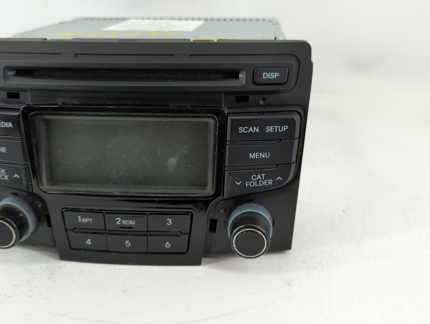 2013-2014 Hyundai Sonata Radio AM FM Cd Player Receiver Replacement P/N:96180-3Q700 Fits Fits 2013 2014 OEM Used Auto Parts 