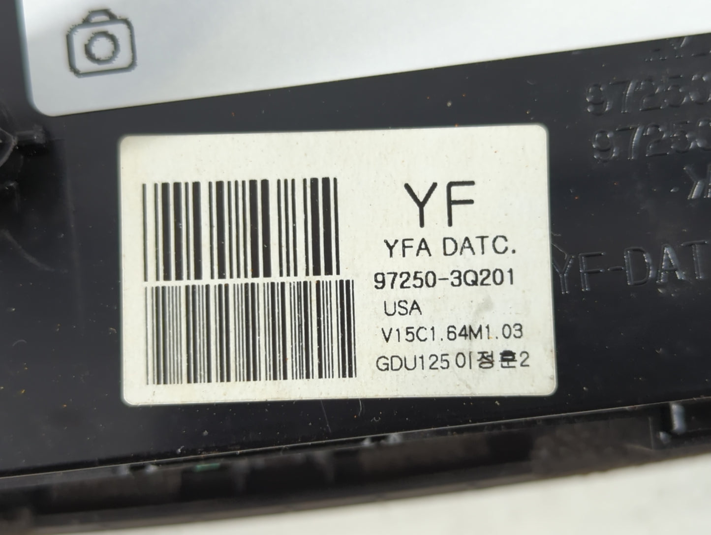 2011-2013 Hyundai Sonata Climate Control Module Temperature AC/Heater Replacement P/N:97250-3Q201 Fits Fits 2011 2012 2013 O