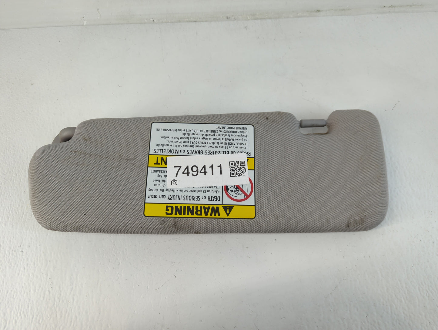 2011-2015 Hyundai Sonata Sun Visor Shade Replacement Passenger Right Mirror Fits Fits 2011 2012 2013 2014 2015 OEM Used Auto