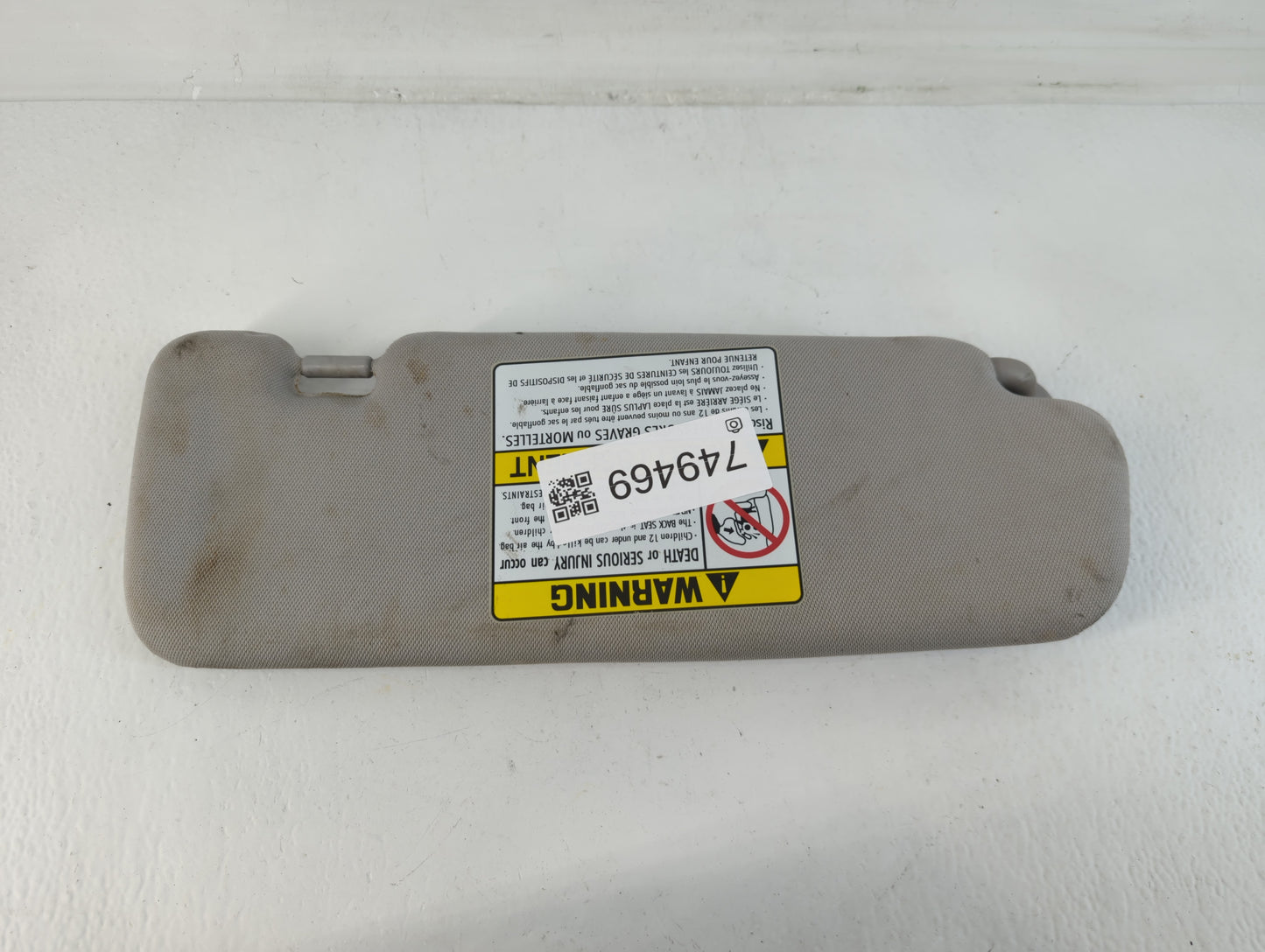 2011-2015 Hyundai Sonata Sun Visor Shade Replacement Driver Left Mirror Fits Fits 2011 2012 2013 2014 2015 OEM Used Auto Par