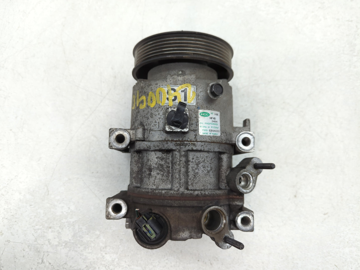 2012-2014 Hyundai Sonata Air Conditioning A/c Ac Compressor Oem 759929 - Oemusedautoparts1.com