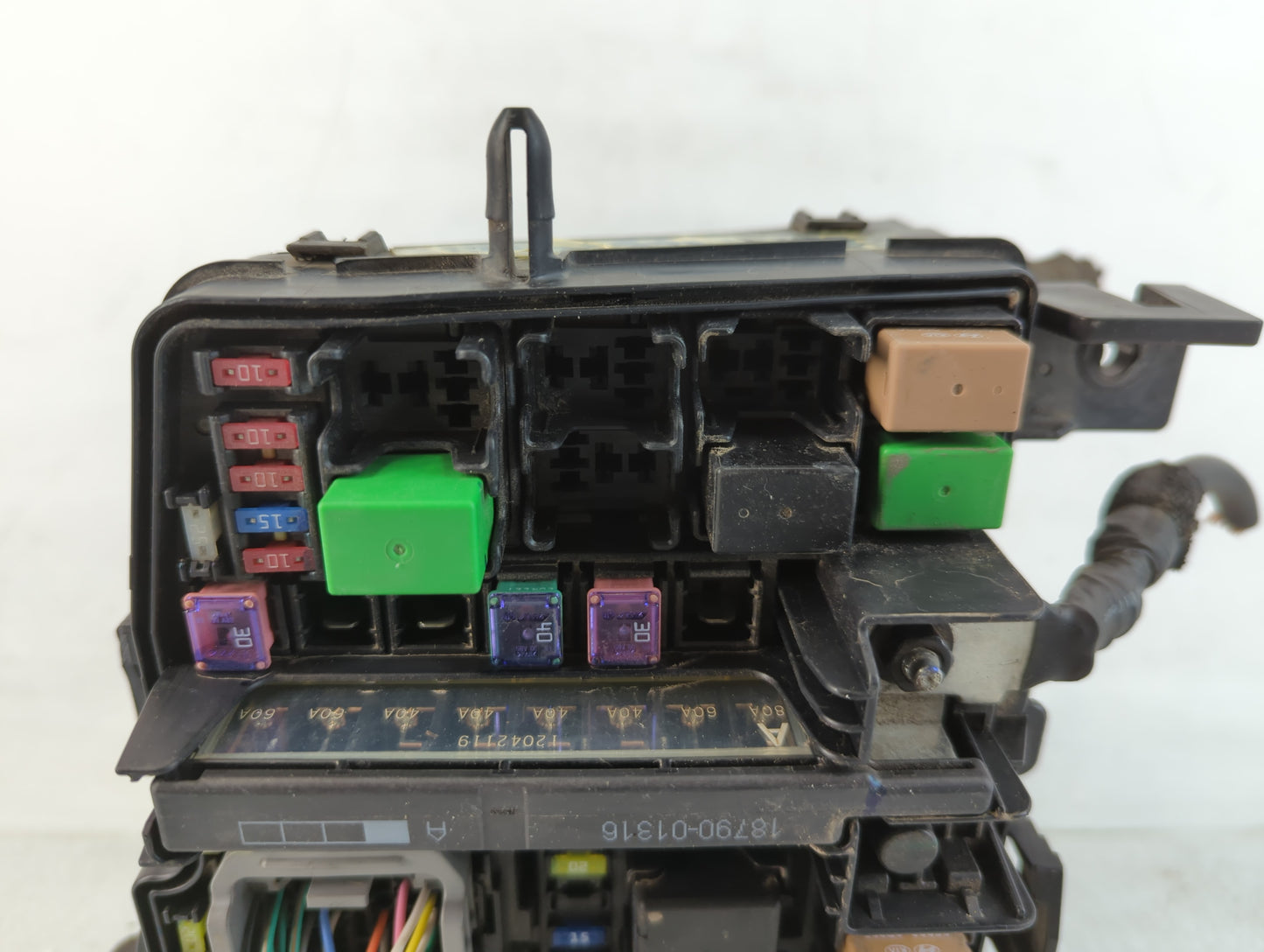 2011-2014 Hyundai Sonata Fusebox Fuse Box Panel Relay Module P/N:S912003Q4YA Fits Fits 2011 2012 2013 2014 OEM Used Auto Par