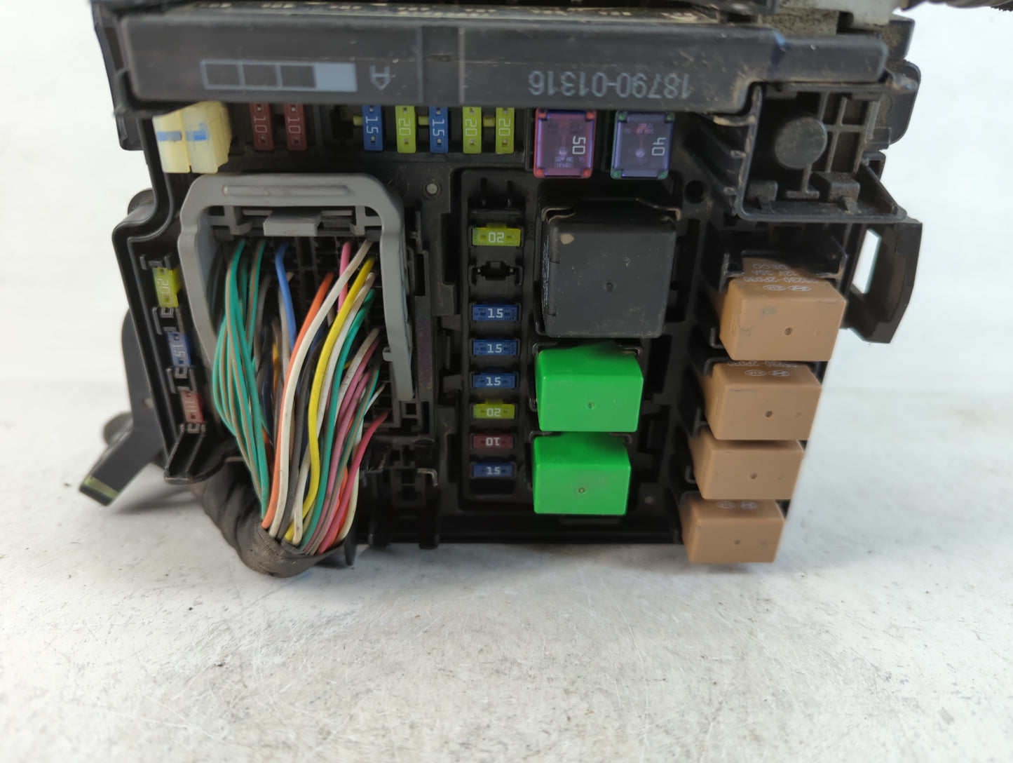2011-2014 Hyundai Sonata Fusebox Fuse Box Panel Relay Module P/N:S912003Q4YA Fits Fits 2011 2012 2013 2014 OEM Used Auto Par