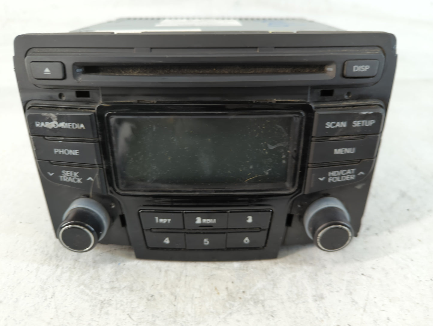 2013-2014 Hyundai Sonata Radio AM FM Cd Player Receiver Replacement P/N:96190-3Q600 Fits Fits 2013 2014 OEM Used Auto Parts 