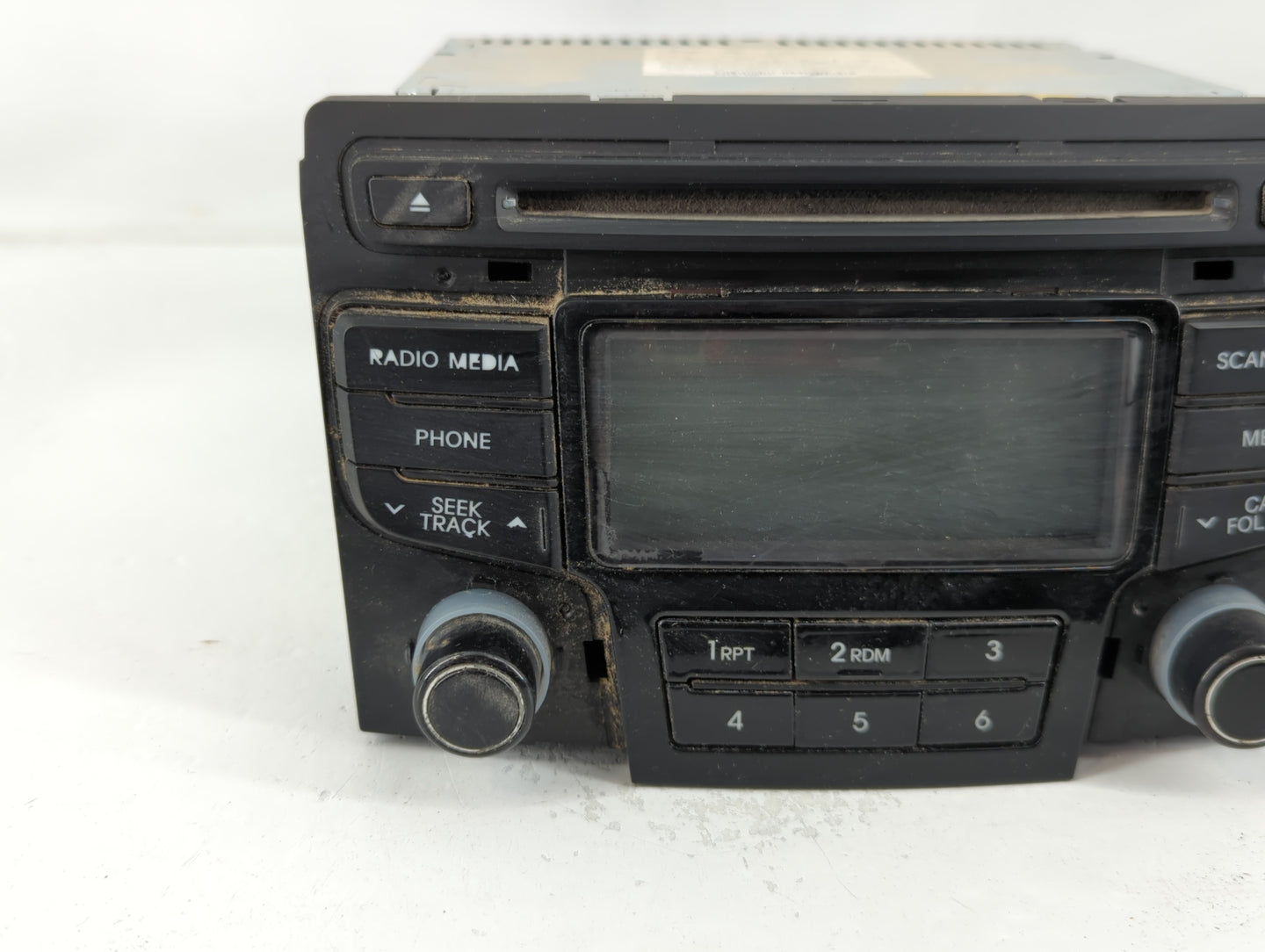 2012-2014 Hyundai Sonata Radio AM FM Cd Player Receiver Replacement P/N:96180-3Q700 Fits Fits 2012 2013 2014 OEM Used Auto P