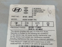 2012-2014 Hyundai Sonata Radio AM FM Cd Player Receiver Replacement P/N:96180-3Q700 Fits Fits 2012 2013 2014 OEM Used Auto P