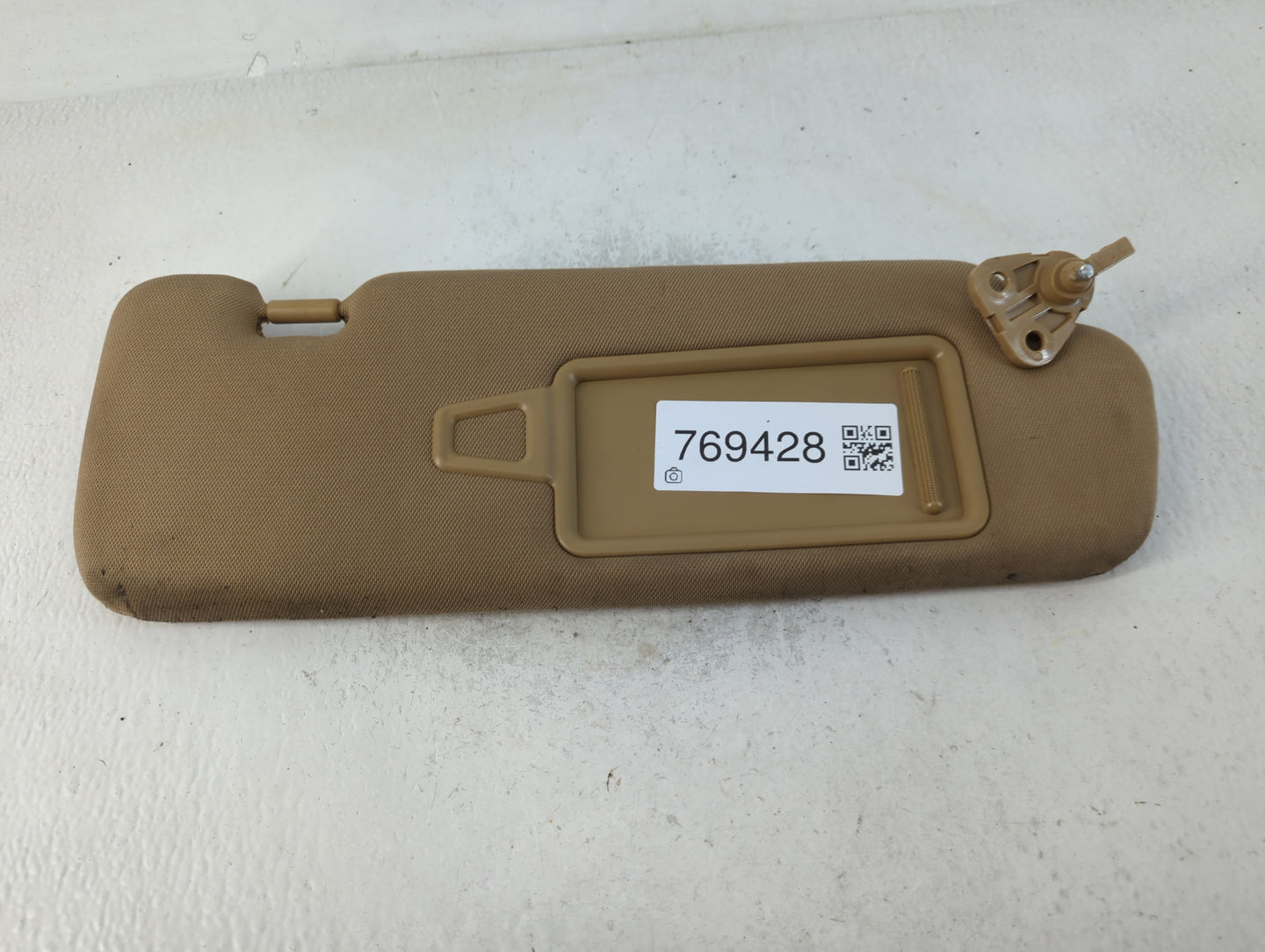 2012-2014 Hyundai Sonata Sun Visor Shade Replacement Passenger Right Mirror Fits Fits 2012 2013 2014 OEM Used Auto Parts - O