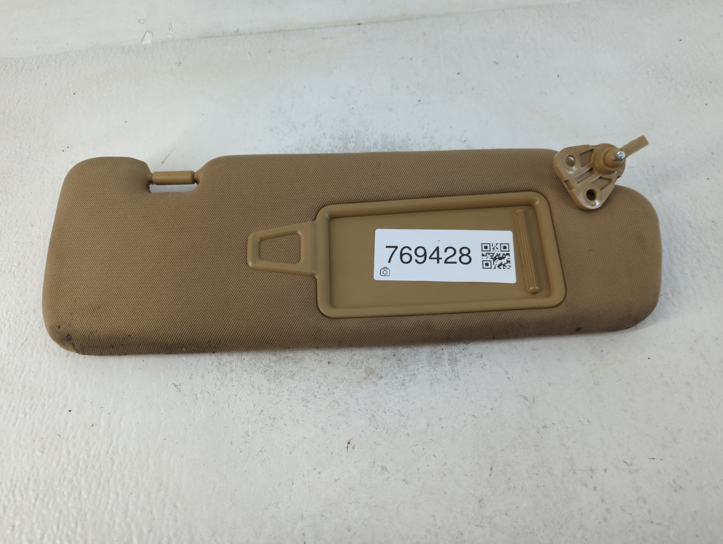 2012-2014 Hyundai Sonata Sun Visor Shade Replacement Passenger Right Mirror Fits Fits 2012 2013 2014 OEM Used Auto Parts - O