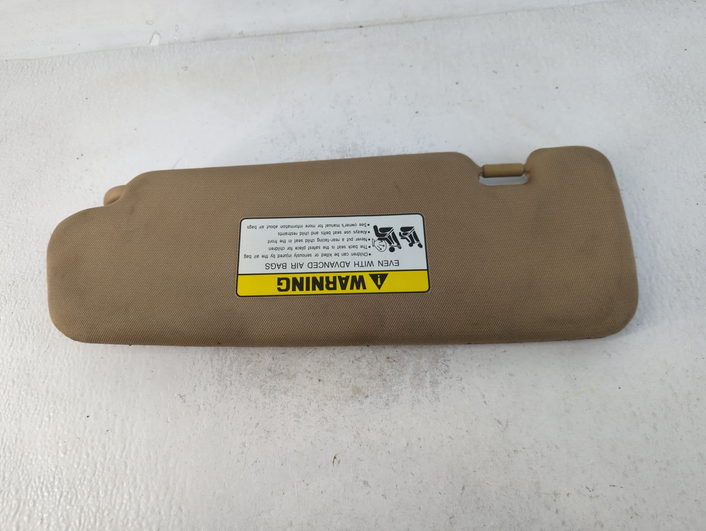 2012-2014 Hyundai Sonata Sun Visor Shade Replacement Passenger Right Mirror Fits Fits 2012 2013 2014 OEM Used Auto Parts - O