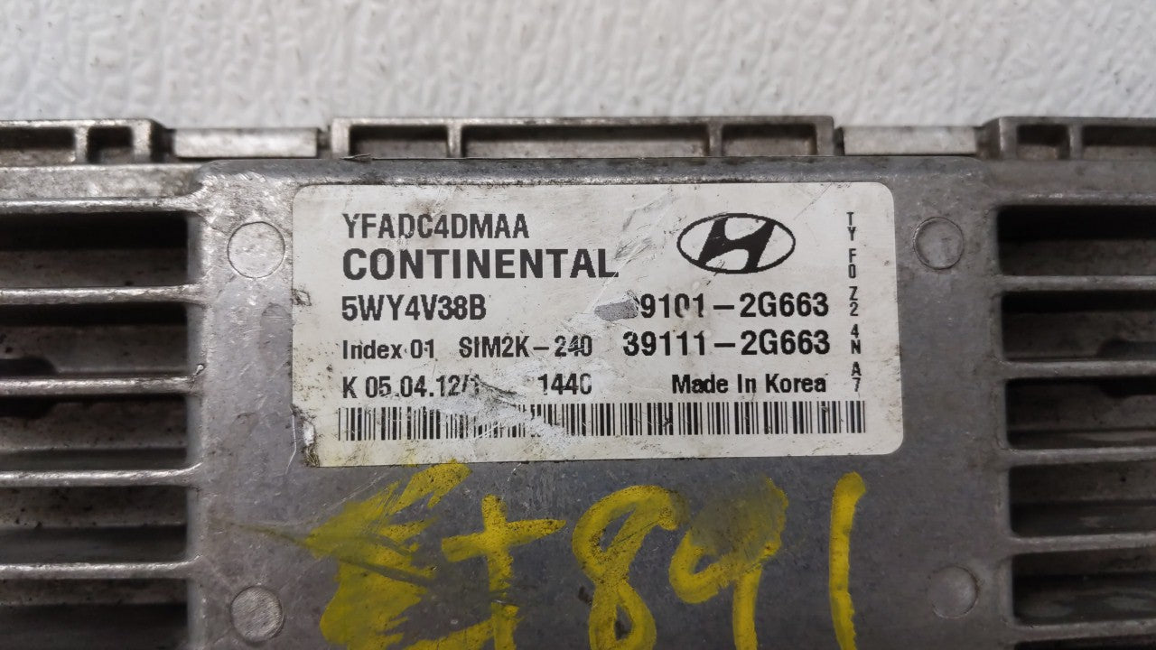 2011-2014 Hyundai Sonata PCM Engine Control Computer ECU ECM PCU OEM P/N:39101-2G666 391010-2G662 Fits Fits 2011 2012 2013 2