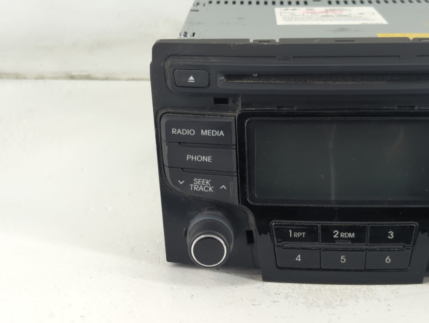 2013 Hyundai Sonata Radio AM FM Cd Player Receiver Replacement P/N:96180-3Q700 Fits OEM Used Auto Parts - Oemusedautoparts1.
