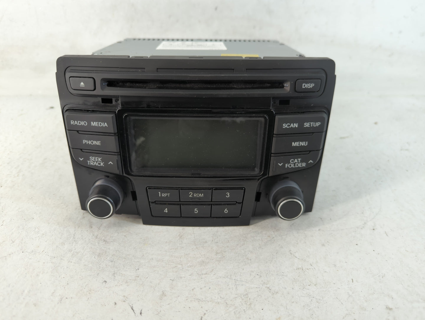 2013-2014 Hyundai Sonata Radio AM FM Cd Player Receiver Replacement P/N:96180-3Q700 Fits Fits 2013 2014 OEM Used Auto Parts 