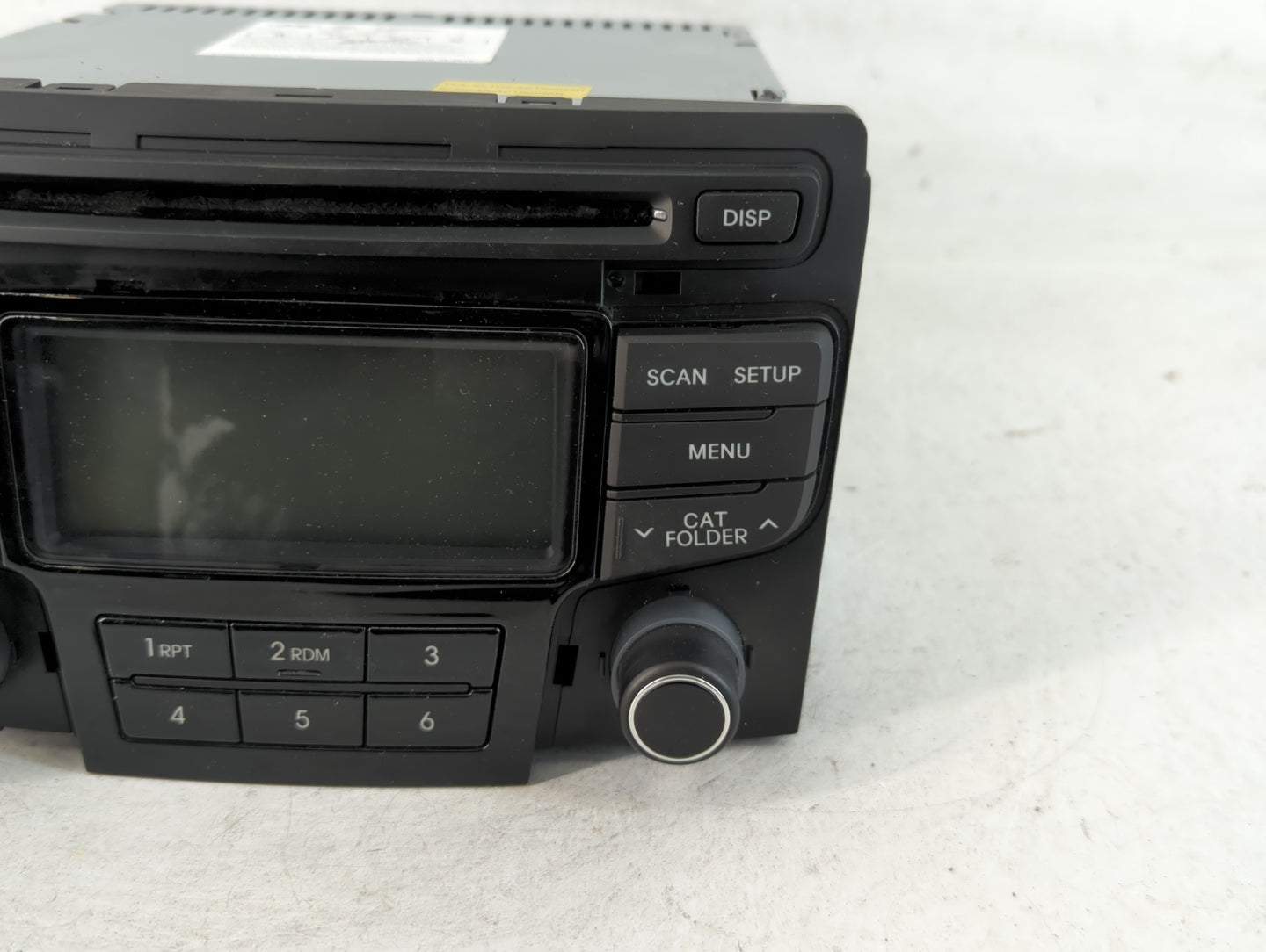 2013-2014 Hyundai Sonata Radio AM FM Cd Player Receiver Replacement P/N:96180-3Q700 Fits Fits 2013 2014 OEM Used Auto Parts 