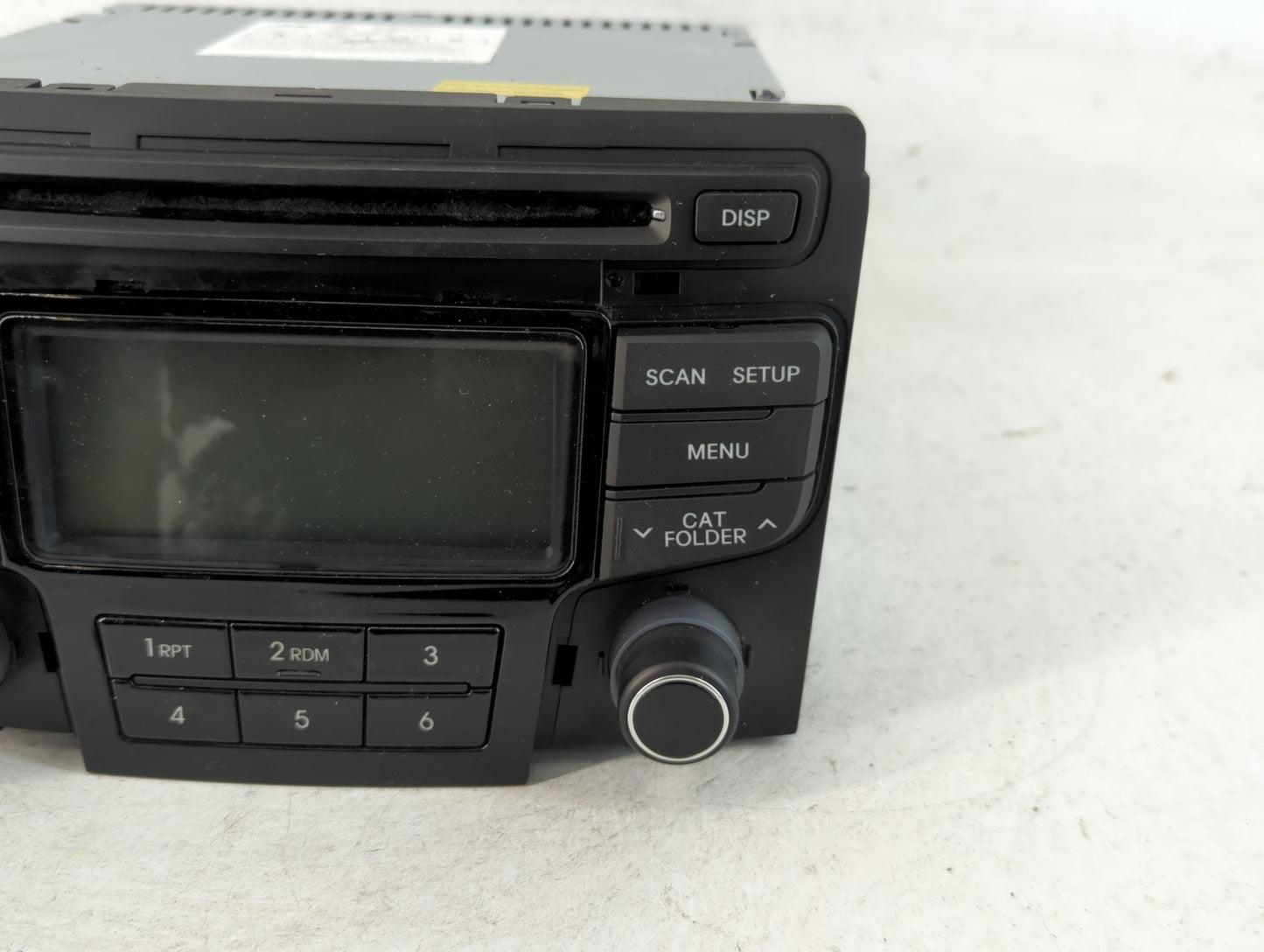 2013-2014 Hyundai Sonata Radio AM FM Cd Player Receiver Replacement P/N:96180-3Q700 Fits Fits 2013 2014 OEM Used Auto Parts 