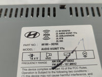 2013-2014 Hyundai Sonata Radio AM FM Cd Player Receiver Replacement P/N:96180-3Q700 Fits Fits 2013 2014 OEM Used Auto Parts 