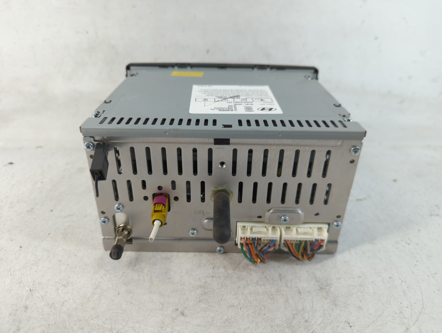 2013-2014 Hyundai Sonata Radio AM FM Cd Player Receiver Replacement P/N:96180-3Q700 Fits Fits 2013 2014 OEM Used Auto Parts 