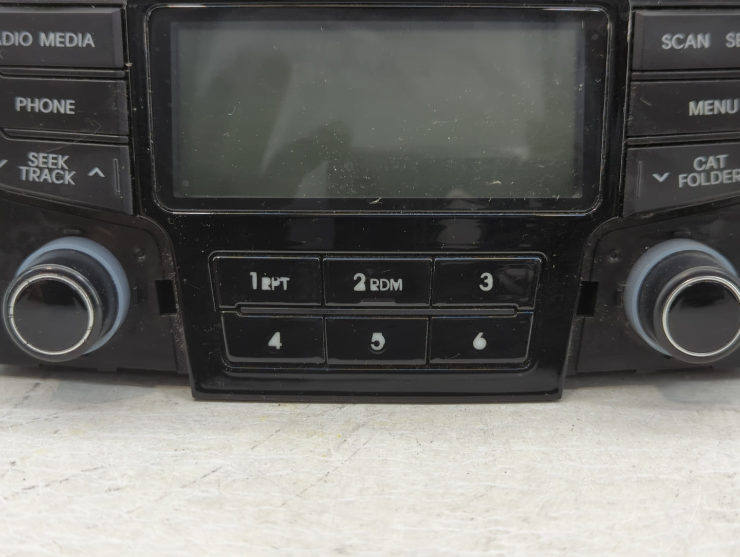 2013-2014 Hyundai Sonata Radio AM FM Cd Player Receiver Replacement P/N:96180-3Q700 Fits Fits 2013 2014 OEM Used Auto Parts 