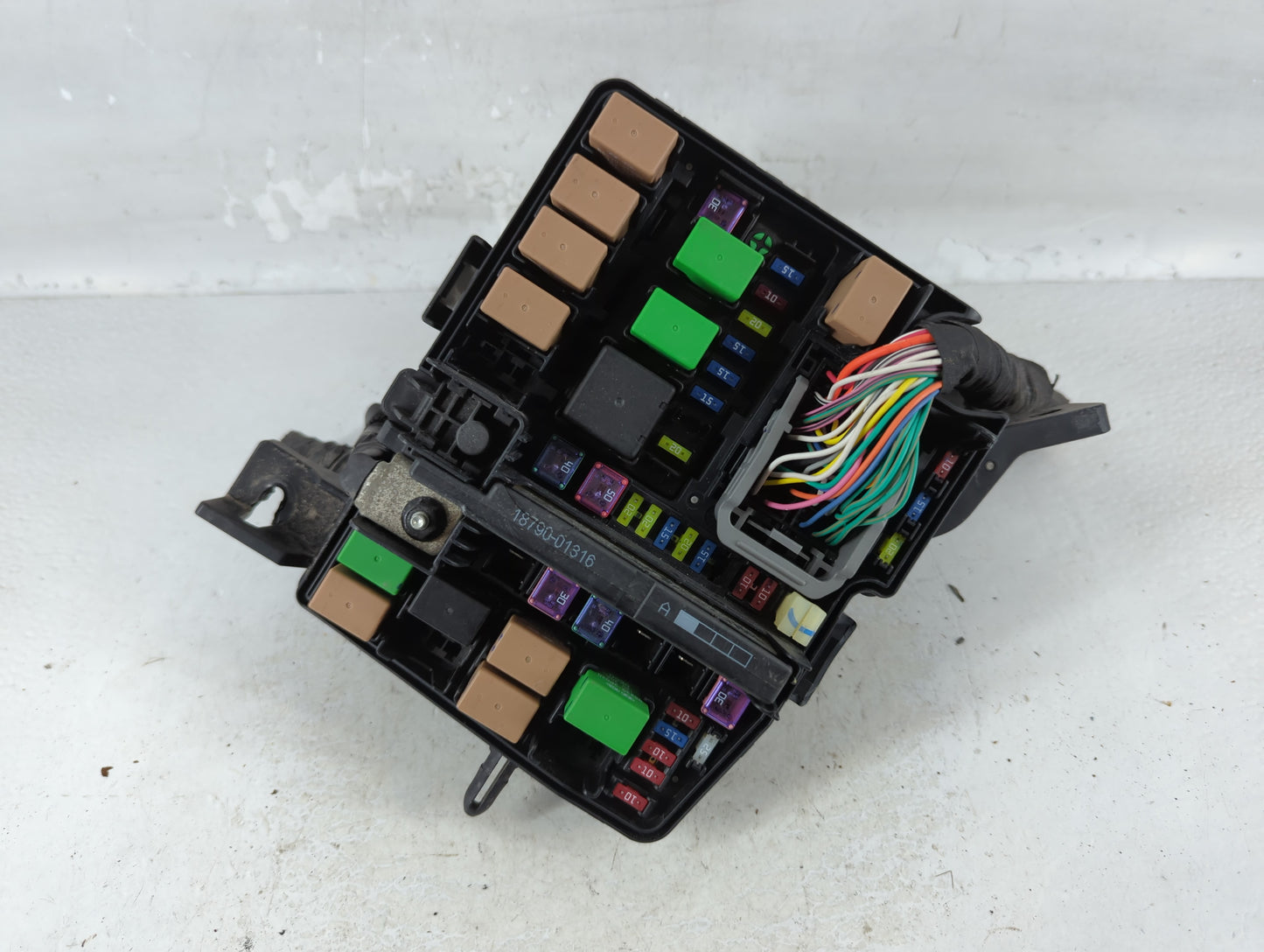 2011-2014 Hyundai Sonata Fusebox Fuse Box Panel Relay Module P/N:VS9120030074YA Fits Fits 2011 2012 2013 2014 OEM Used Auto 