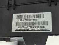 2011-2014 Hyundai Sonata Fusebox Fuse Box Panel Relay Module P/N:VS9120030074YA Fits Fits 2011 2012 2013 2014 OEM Used Auto 