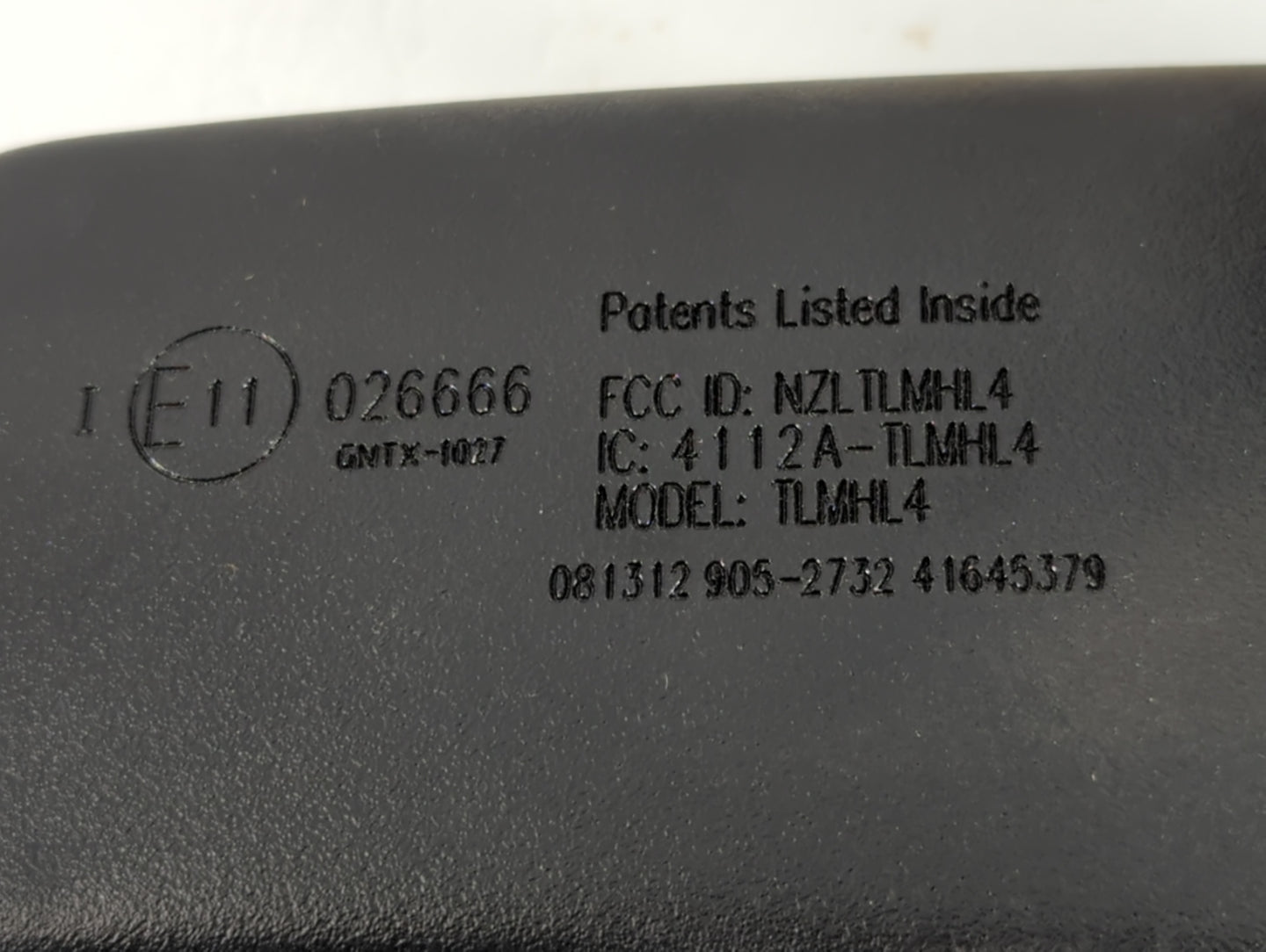 2011-2019 Hyundai Sonata Interior Rear View Mirror Replacement OEM P/N:E11026666 Fits OEM Used Auto Parts - Oemusedautoparts