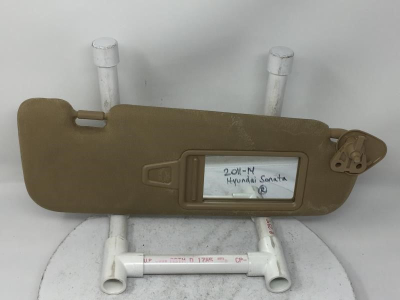 2013 Hyundai Sonata Sun Visor Shade Replacement Passenger Right Mirror Fits OEM Used Auto Parts - Oemusedautoparts1.com