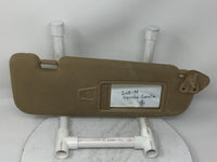 2013 Hyundai Sonata Sun Visor Shade Replacement Passenger Right Mirror Fits OEM Used Auto Parts - Oemusedautoparts1.com