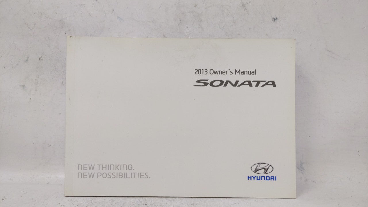 2013 Hyundai Sonata Owners Manual Book Guide OEM Used Auto Parts - Oemusedautoparts1.com