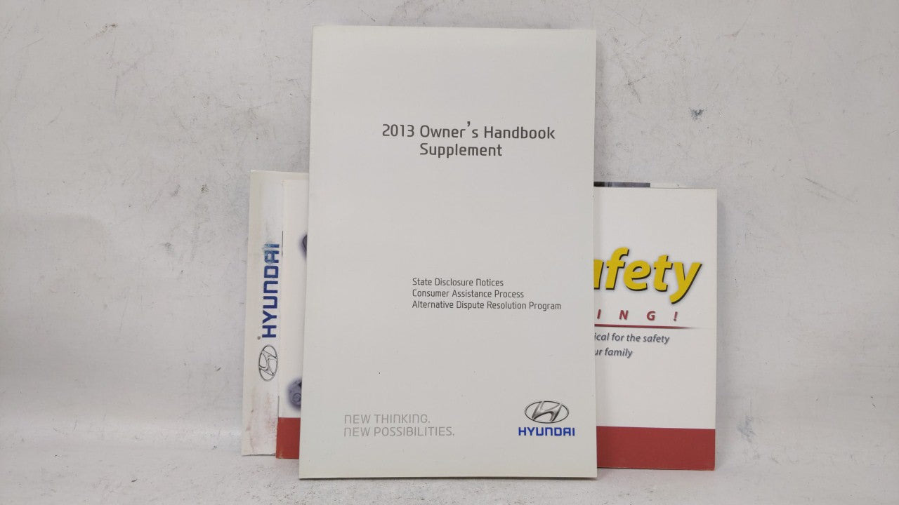 2013 Hyundai Sonata Owners Manual Book Guide OEM Used Auto Parts - Oemusedautoparts1.com