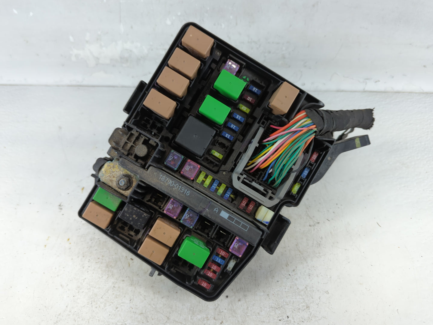 2011-2014 Hyundai Sonata Fusebox Fuse Box Panel Relay Module P/N:VS912003Q174YA Fits Fits 2011 2012 2013 2014 OEM Used Auto 