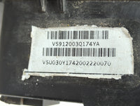 2011-2014 Hyundai Sonata Fusebox Fuse Box Panel Relay Module P/N:VS912003Q174YA Fits Fits 2011 2012 2013 2014 OEM Used Auto 
