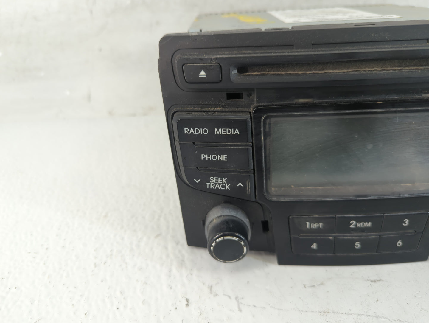 2012-2015 Hyundai Sonata Radio AM FM Cd Player Receiver Replacement P/N:96180-3Q6004X Fits Fits 2012 2013 2014 2015 OEM Used