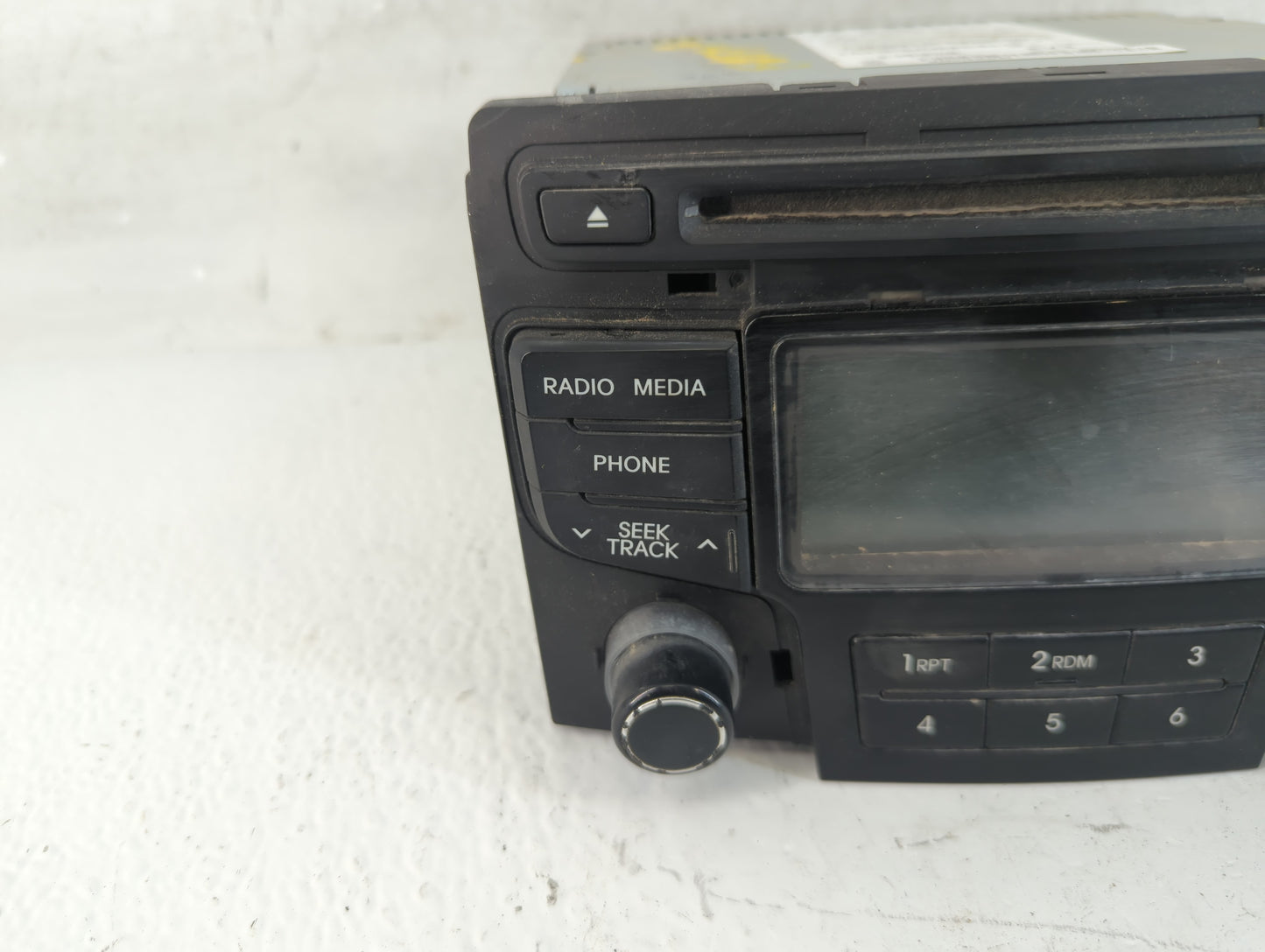 2012-2015 Hyundai Sonata Radio AM FM Cd Player Receiver Replacement P/N:96180-3Q6004X Fits Fits 2012 2013 2014 2015 OEM Used