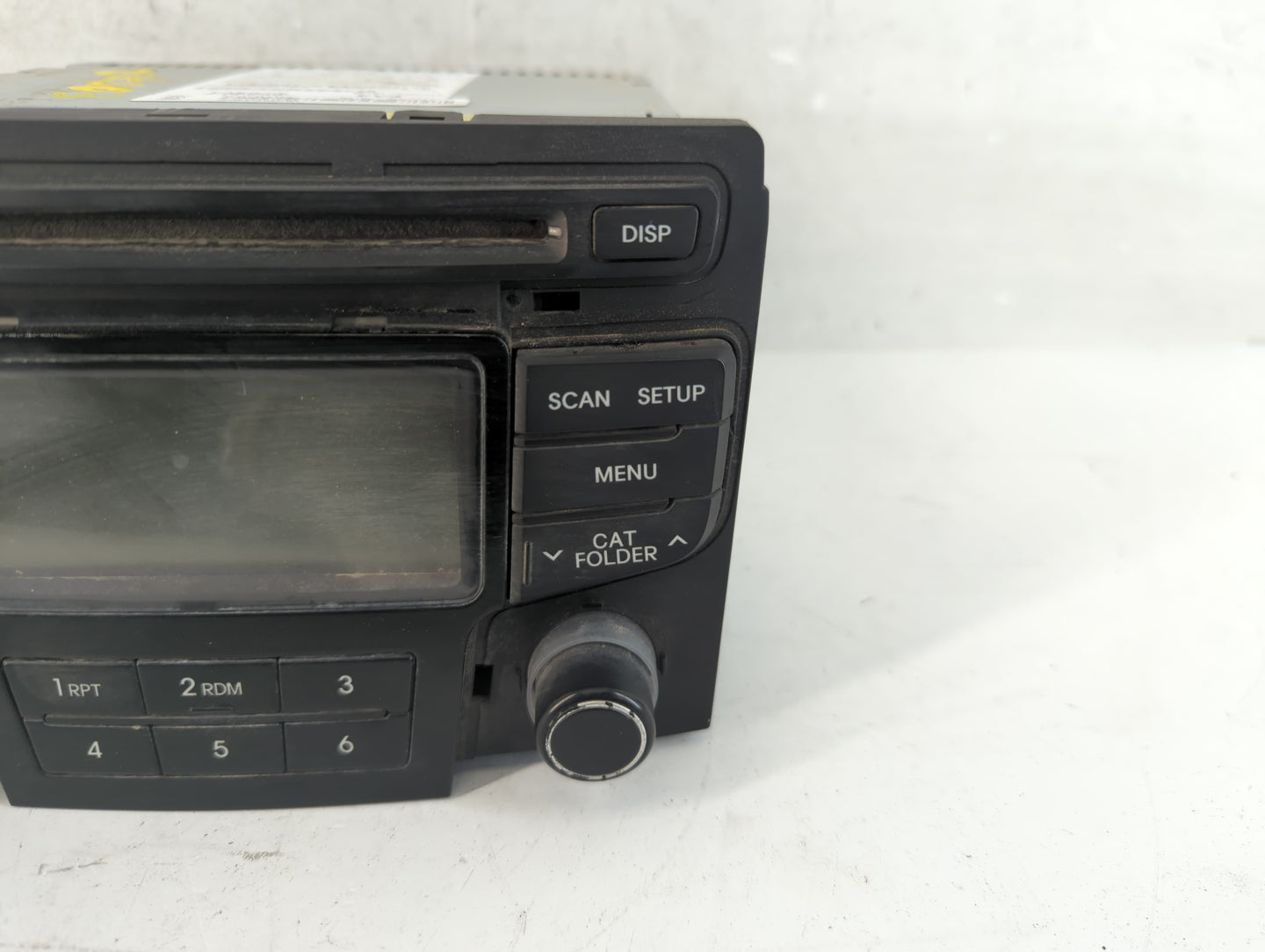 2012-2015 Hyundai Sonata Radio AM FM Cd Player Receiver Replacement P/N:96180-3Q6004X Fits Fits 2012 2013 2014 2015 OEM Used