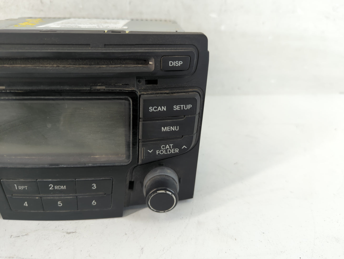 2012-2015 Hyundai Sonata Radio AM FM Cd Player Receiver Replacement P/N:96180-3Q6004X Fits Fits 2012 2013 2014 2015 OEM Used