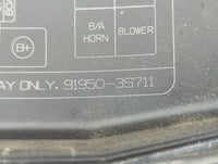 2011-2014 Hyundai Sonata Fusebox Fuse Box Panel Relay Module P/N:91950-3S711 Fits Fits 2011 2012 2013 2014 OEM Used Auto Par