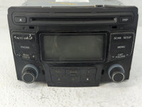 2013-2014 Hyundai Sonata Radio AM FM Cd Player Receiver Replacement P/N:86180-3Q700 Fits Fits 2013 2014 OEM Used Auto Parts 