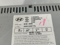 2013-2014 Hyundai Sonata Radio AM FM Cd Player Receiver Replacement P/N:86180-3Q700 Fits Fits 2013 2014 OEM Used Auto Parts 