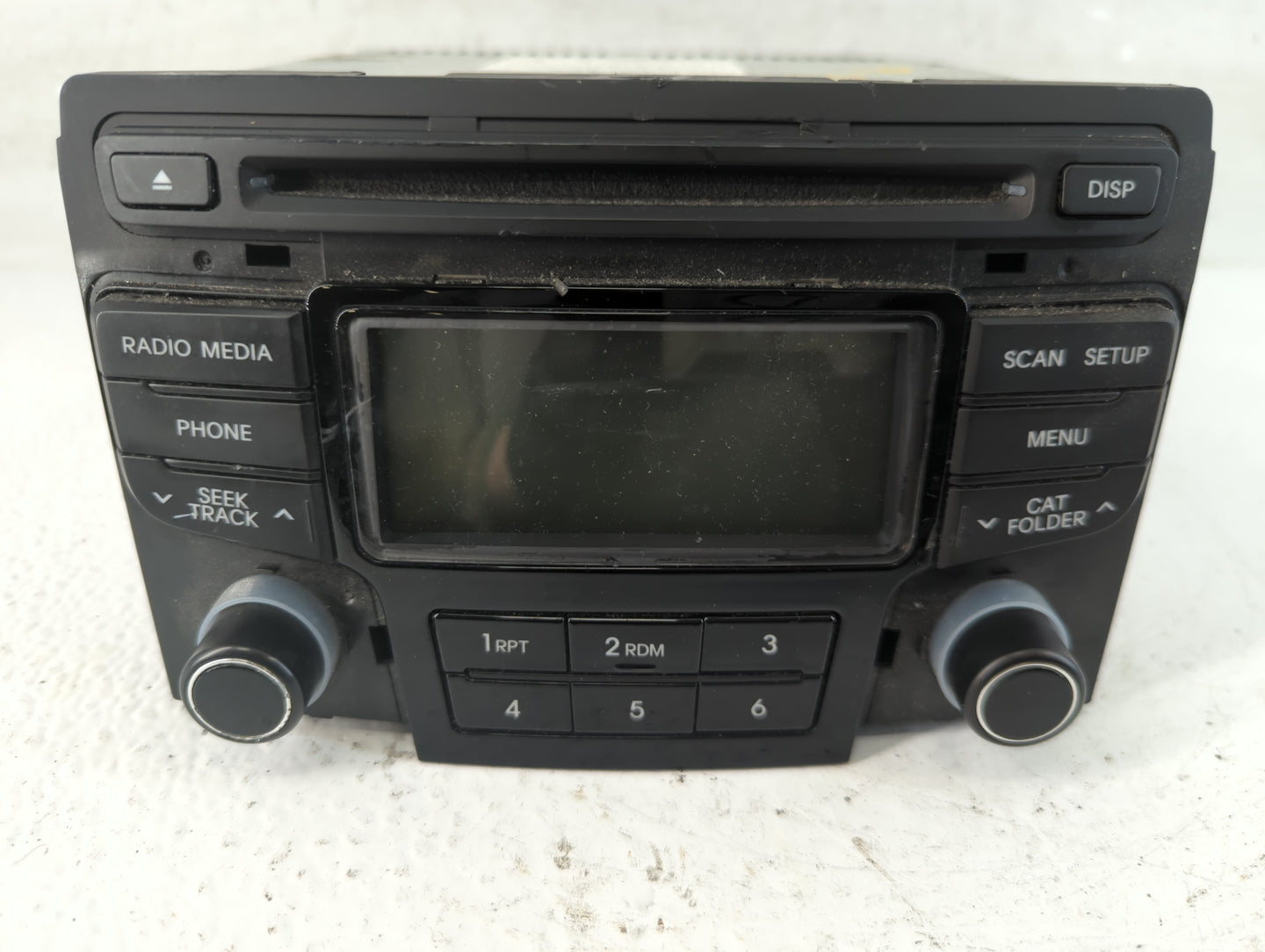 2013 Hyundai Sonata Radio AM FM Cd Player Receiver Replacement P/N:96180-3Q700 Fits OEM Used Auto Parts - Oemusedautoparts1.